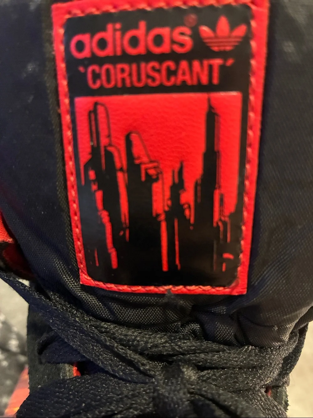 adidas Skyline Star Wars Coruscant Men’s High-Top Sneakers Black,Red,Orange